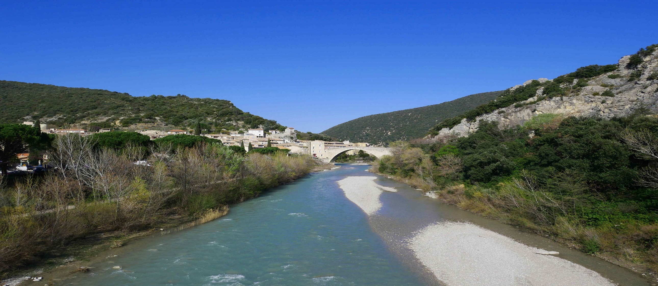 Eygues et pont