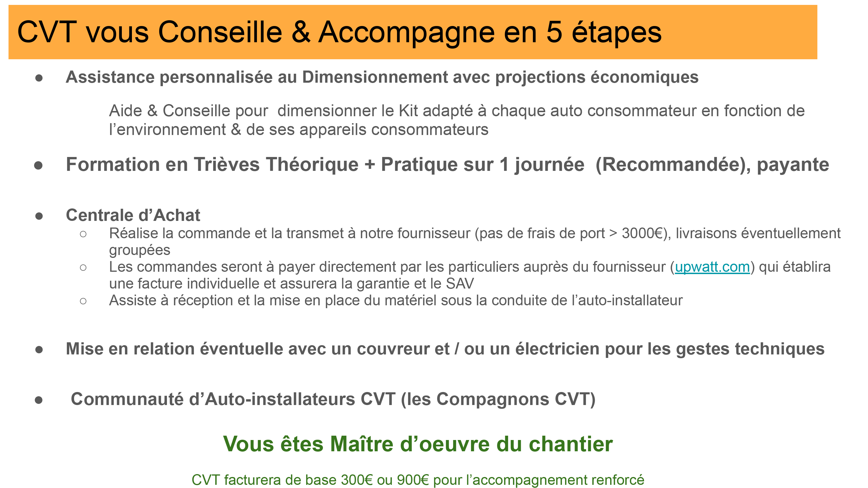 Installez votre centrale solaire, produisez votre électricité et auto-consommer.