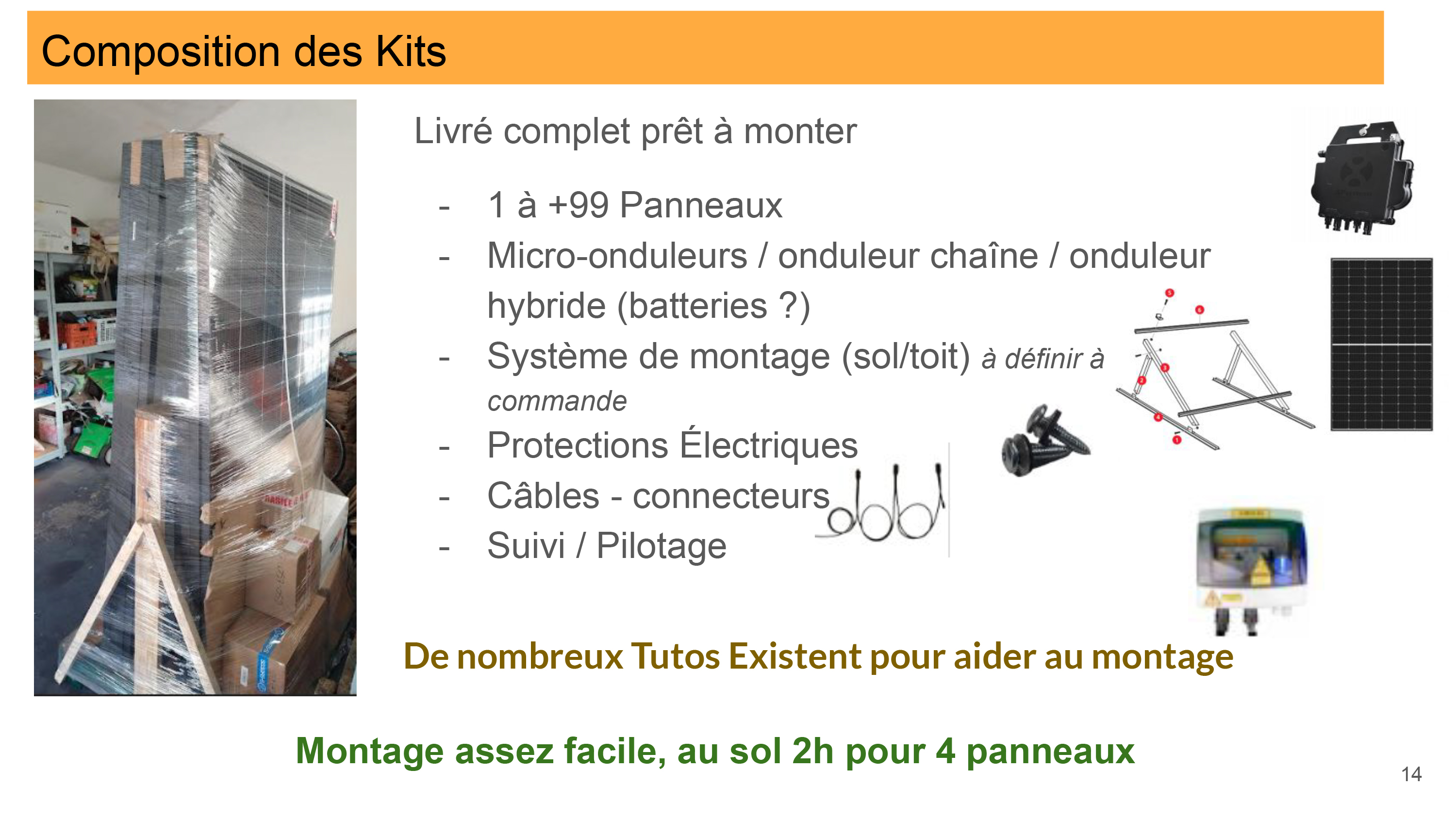 Installez votre centrale solaire, produisez votre électricité et auto-consommer.
